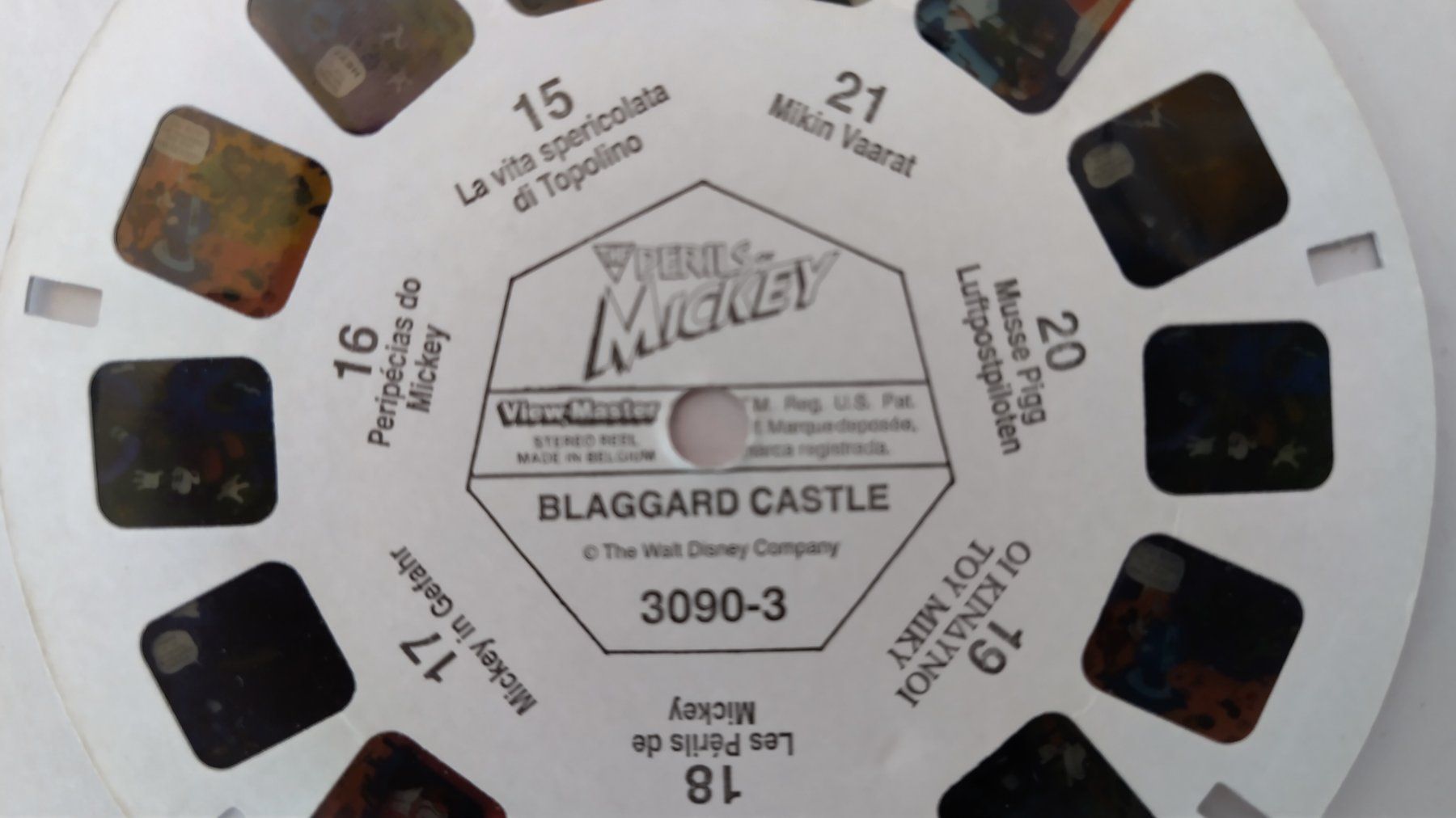 View-master Giocattoli: View-Master / 3 Bildscheiben / The Perils of Mickey Mouse – Usato da Bellach venduto da JingleJerry 2
