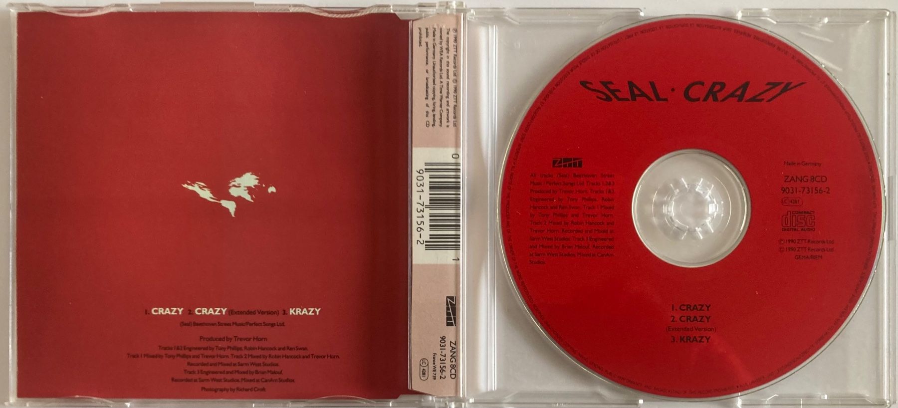 CD: SEAL - CRAZY – Usato da Poliez-Pittet venduto da Newtown-Records 1