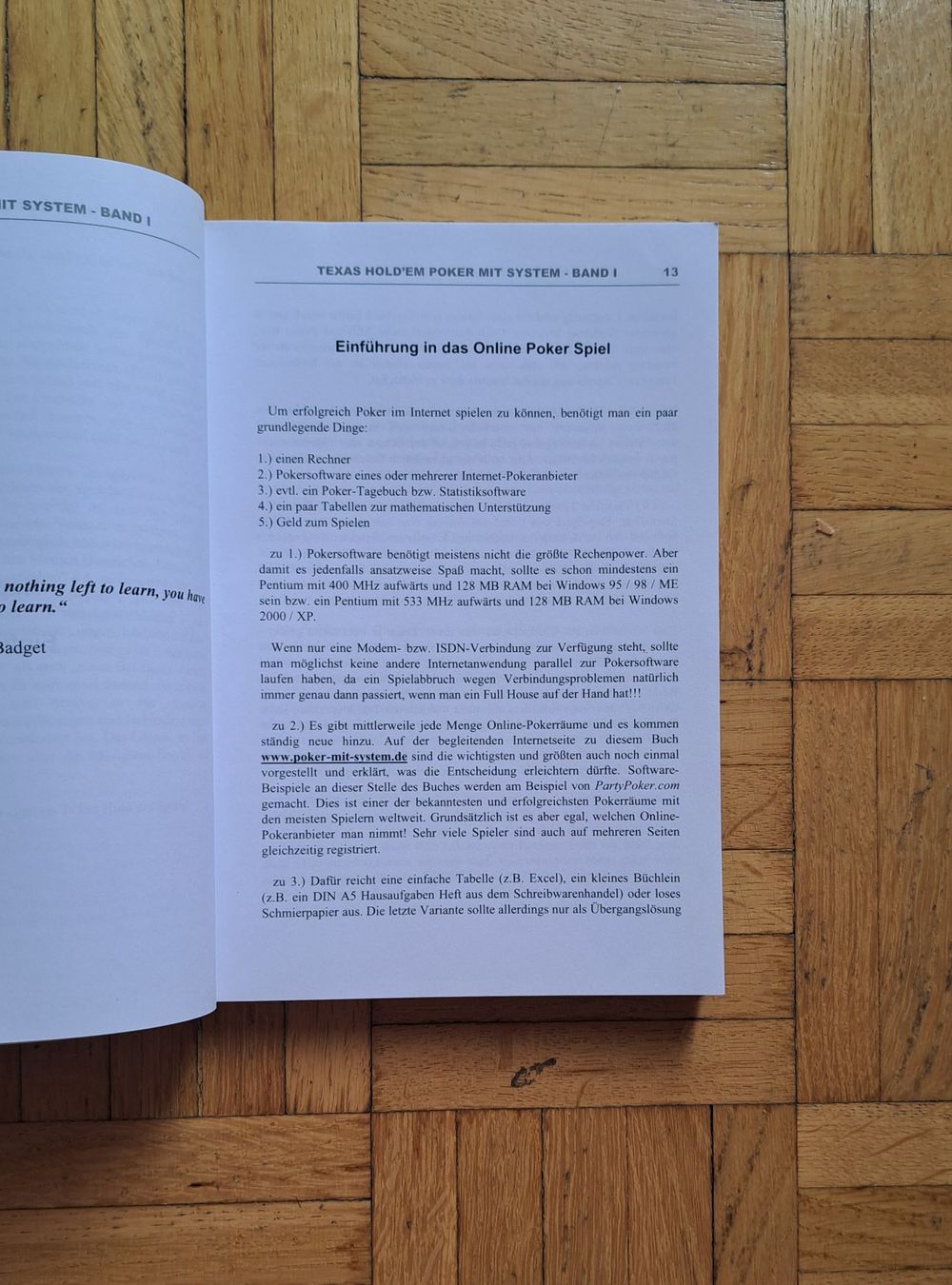 Libri: Texas Hold'em. Poker mit System. – Usato da Zürich venduto da nic_dgn5 1