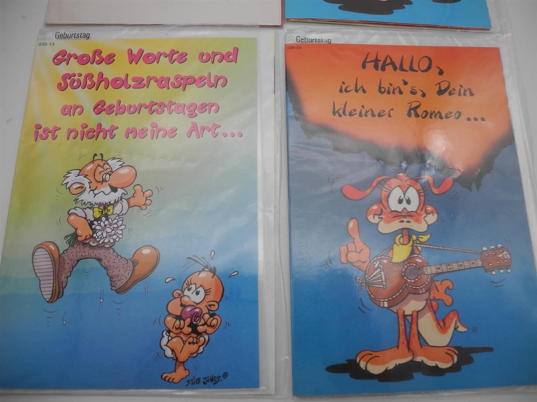 Cartoline: 4 Geburtstagskarten, Nr. 78b – Nuovo e nell'imballaggio originale da Kottwil venduto da Crazyrolf 2