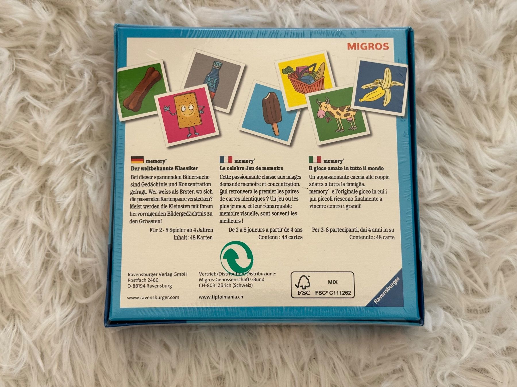 Ravensburger Spiele: Ravensburger Memory Spiel neu – Neu und originalverpackt aus Weinfelden von nimms-jetzt-schnell 1