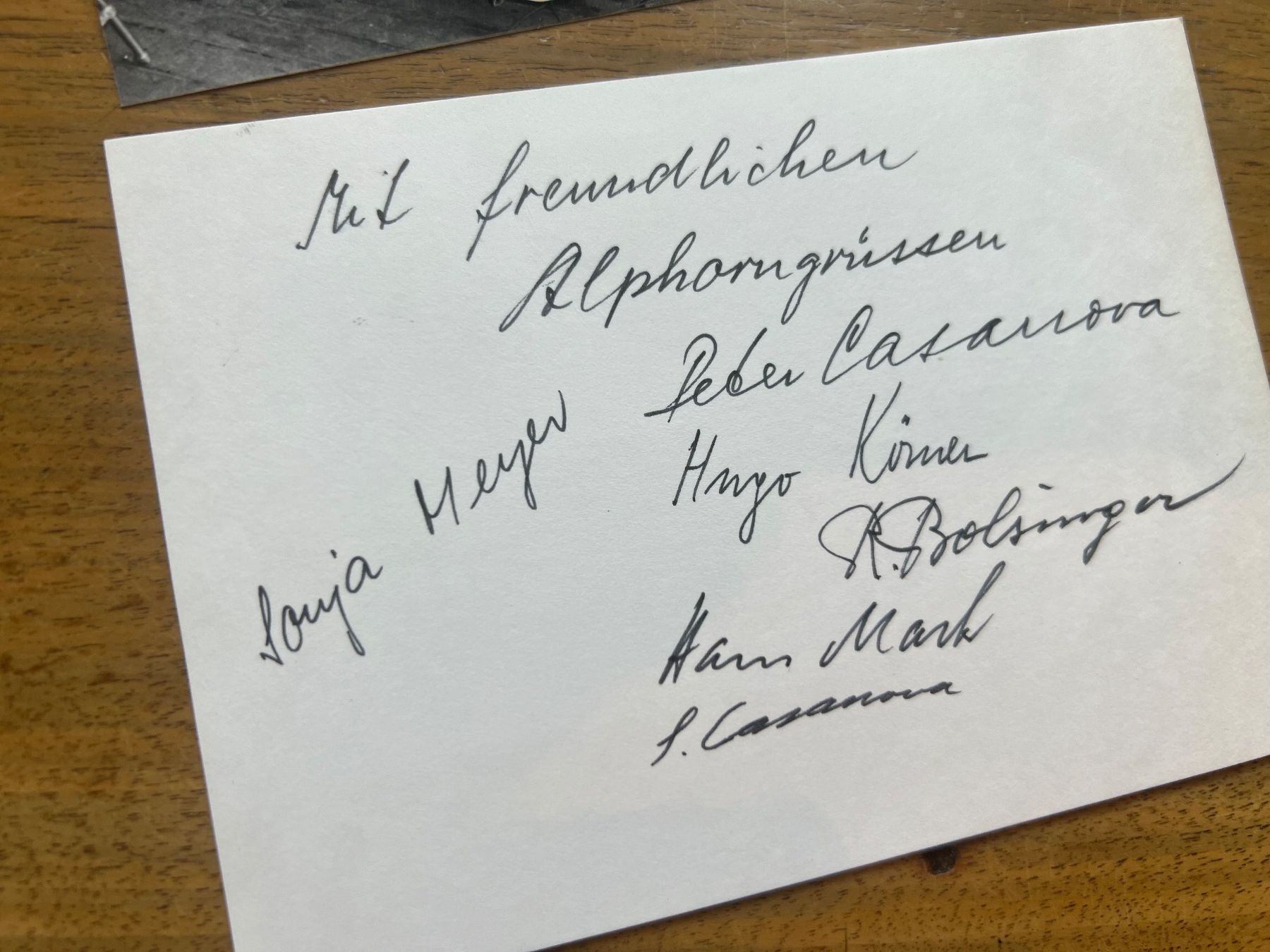 Autografi: Autogramm 263 – Usato da Glattfelden venduto da maa_qcj8 2