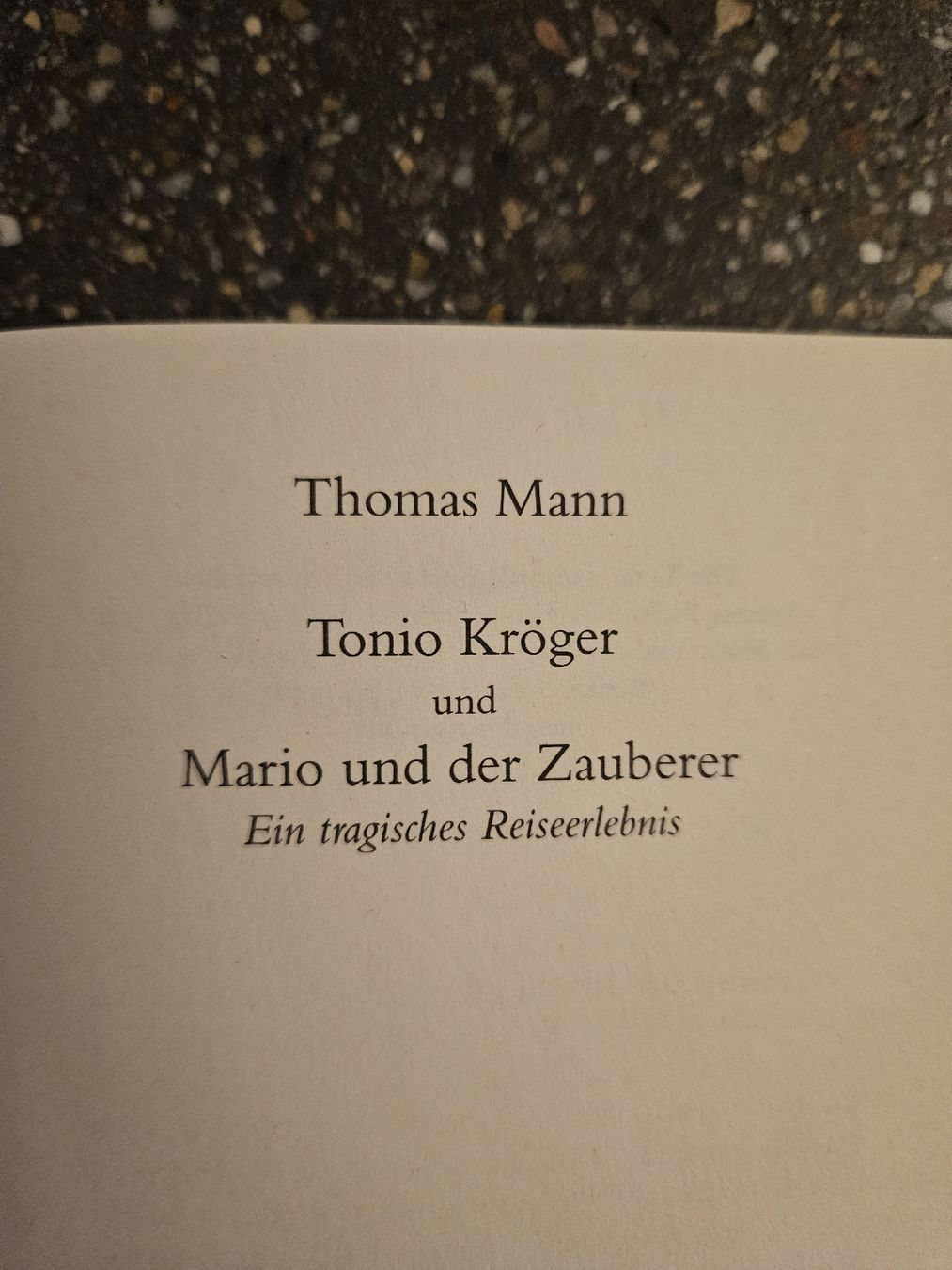 Bücher: Thomas Mann Tonio Kröger Mario u der Zauberer – Neu (gemäss Beschreibung) aus Anwil von tamoos 4
