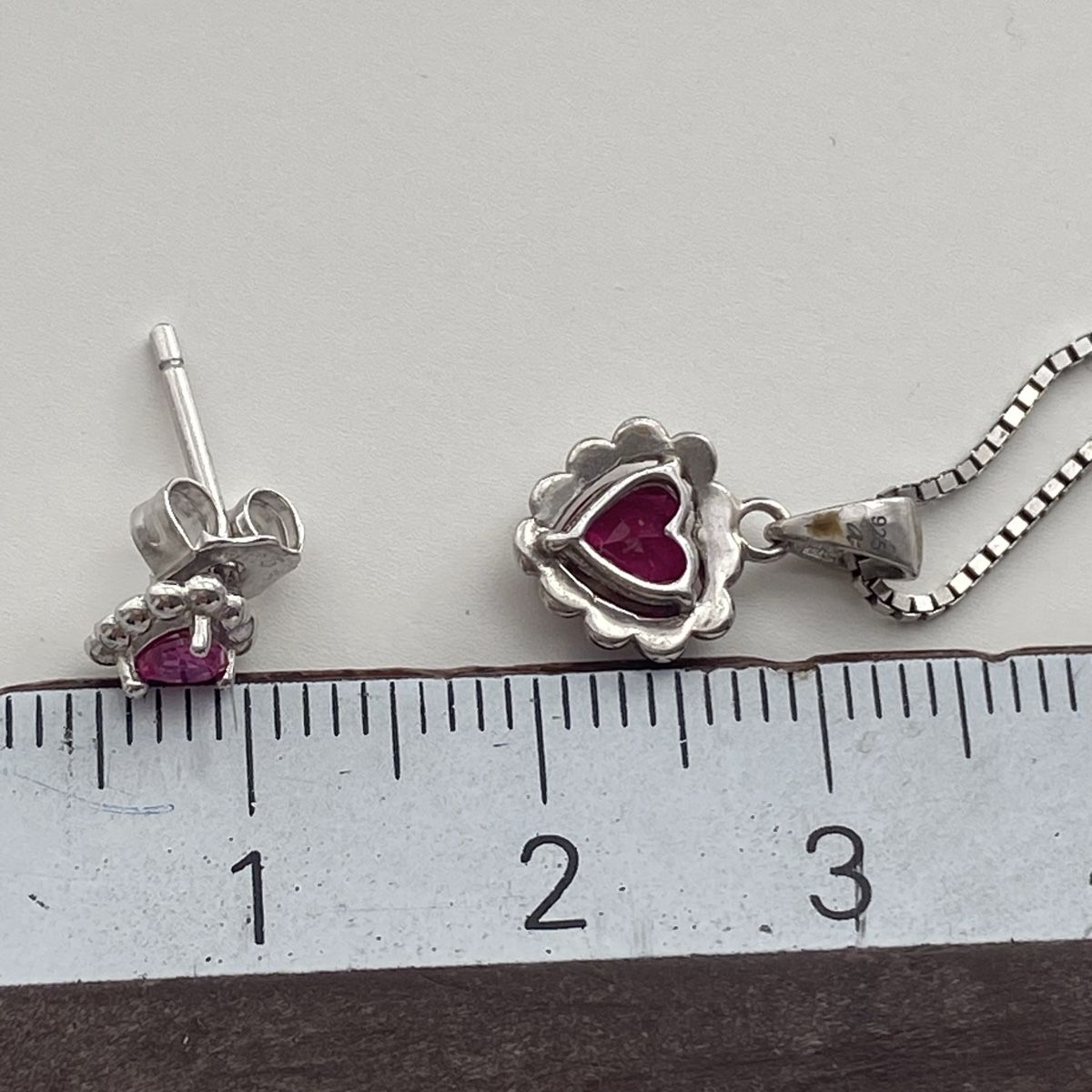 Amor Catenine: Silber 925 Rubin Herz Amor Set – Nuovo e nell'imballaggio originale da Givisiez venduto da dor_xb9k 3