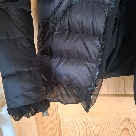 moncler daunen jacke damen reversivel grösse 1 36 nachtblau