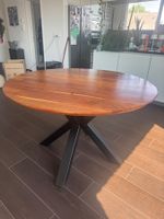 Runder Esstisch aus Akazienholz – 120 cm Durchmesser