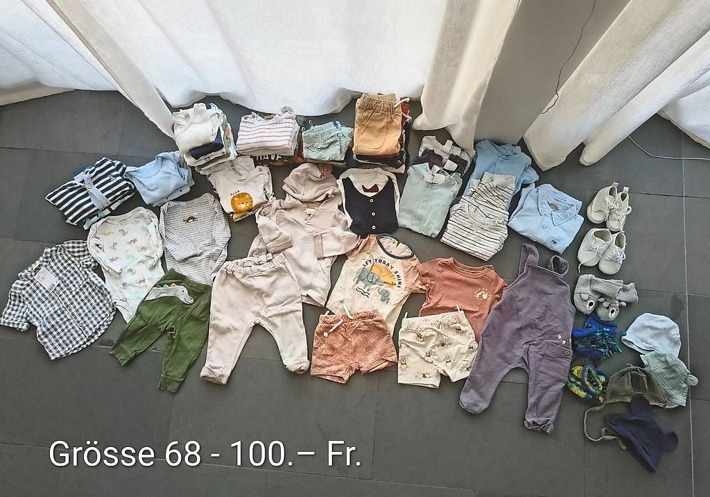 Lotti & Set di vestiti: Sehr grosses Kleiderpaket Grösse 68 – Usato da Näfels venduto da Carmii