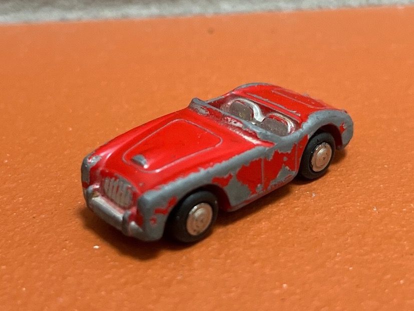 Schuco Piccolo 1/90 Austin-Healey Six – Miniature Voiture Ancienne, état D'usage
