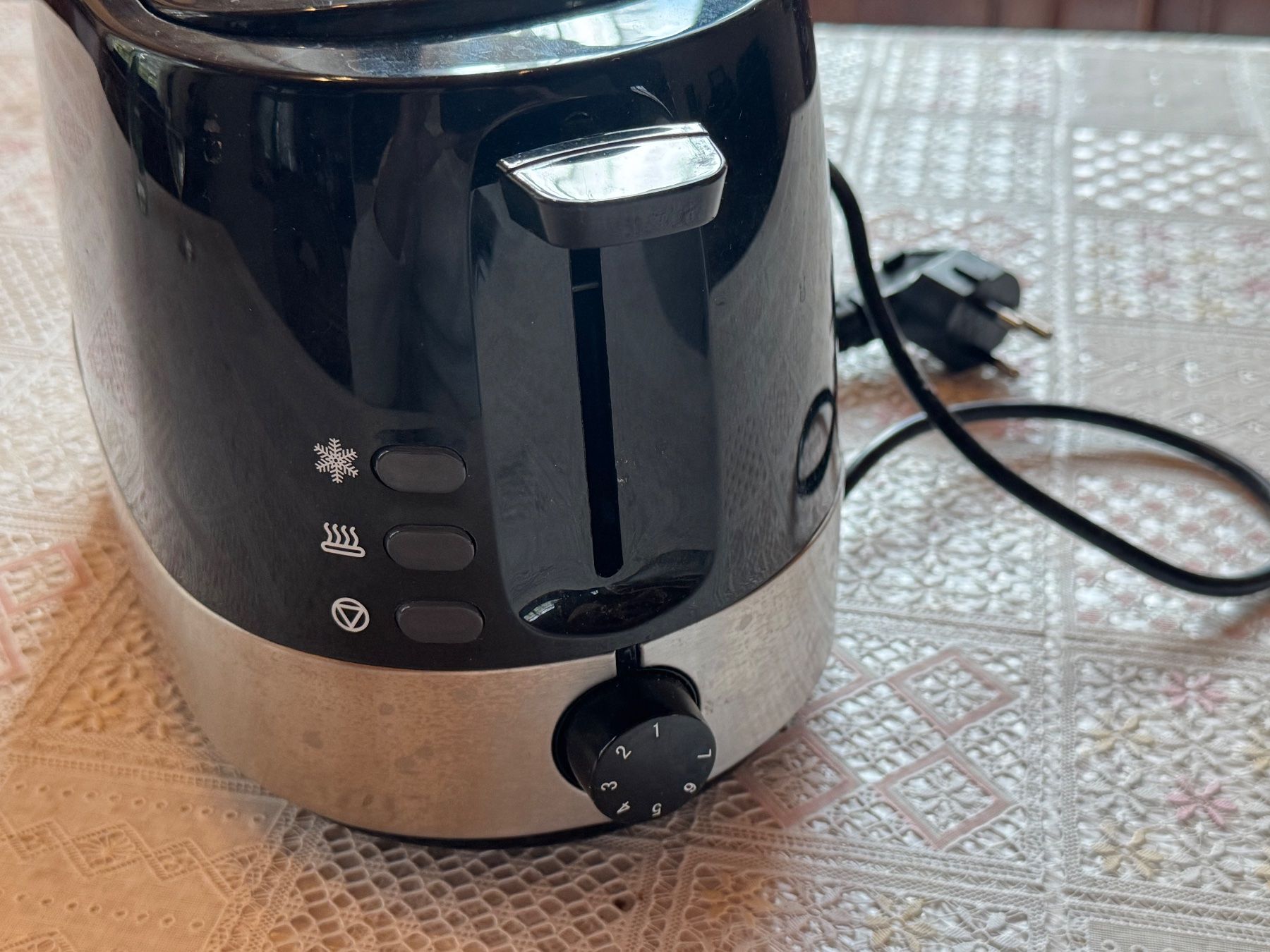 Elettrodomestici da cucina: Sharp Toaster Modell KZ-2S02 schwarz silber gebraucht – Usato da Winterthur venduto da sportdisco2 3