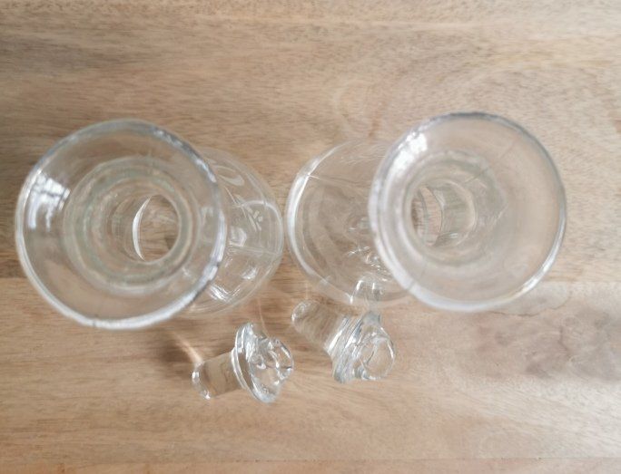 Caraffe: Essig & Öl Karaffen Set – Usato da Dänikon ZH venduto da Beldiwuffi 4