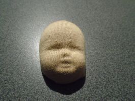 Puppen - Gesicht Baby mit Stoff überzogen