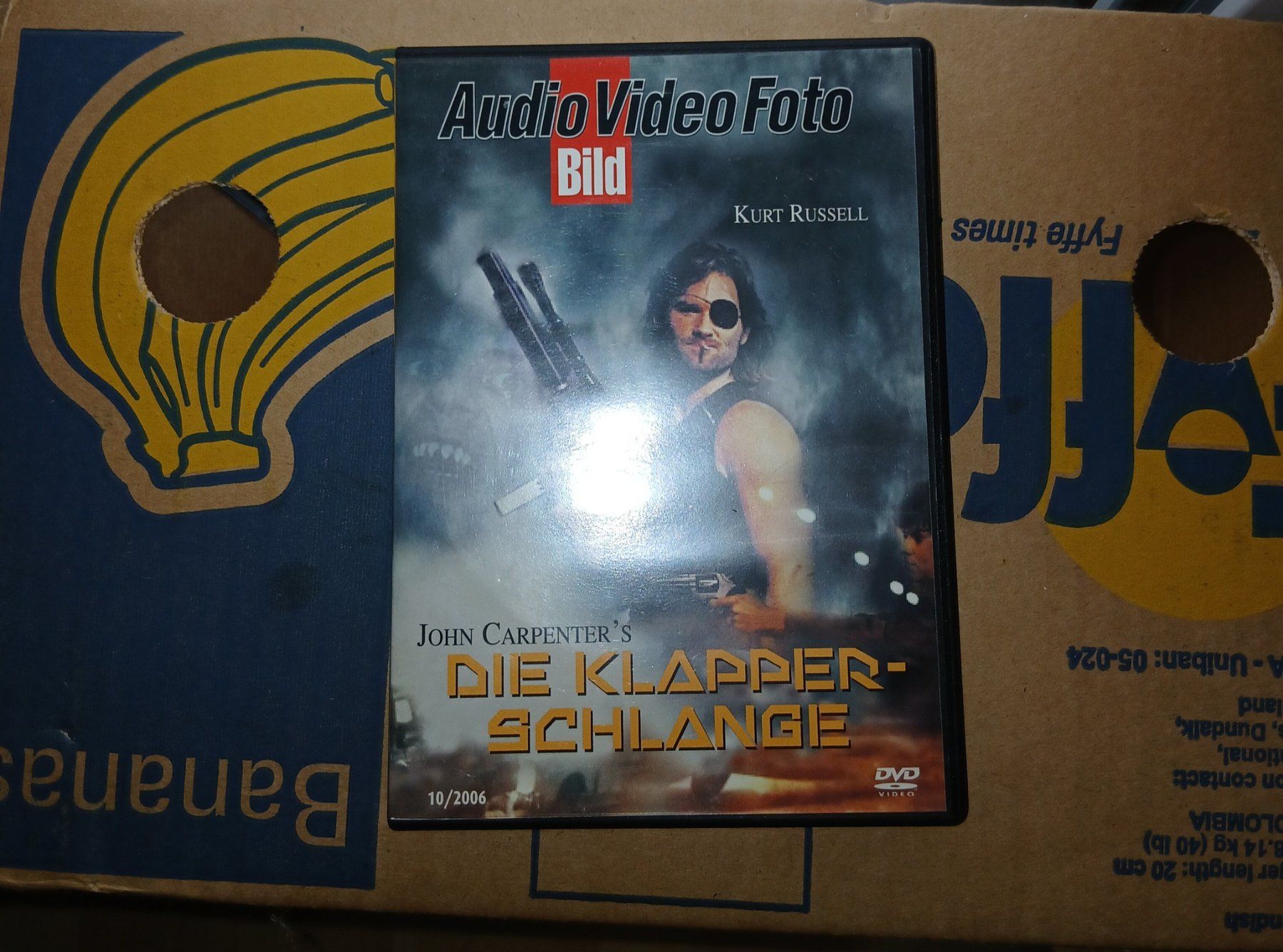 Die Klapperschlange [VHS] – Action-Sci-Fi-Klassiker Mit Kurt Russell, John Carpenter, Zukunftsvision 1997