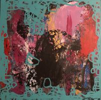 Gemälde abstrakt 60/60cm