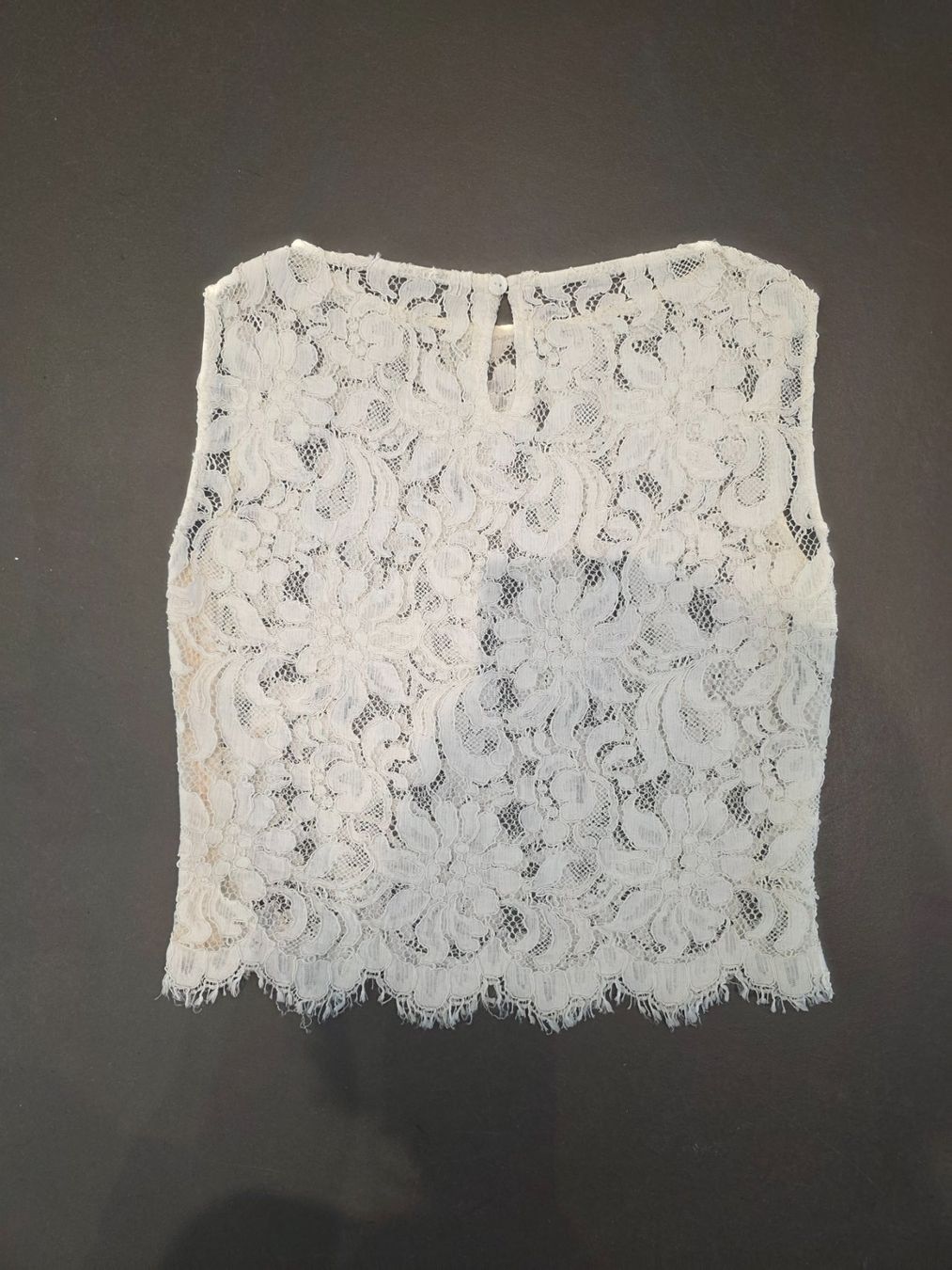 Tops: Couture Spitzentop St. Galler Spitze – Neu (gemäss Beschreibung) aus Zürich von ANU-AnimalsNeedUs 1