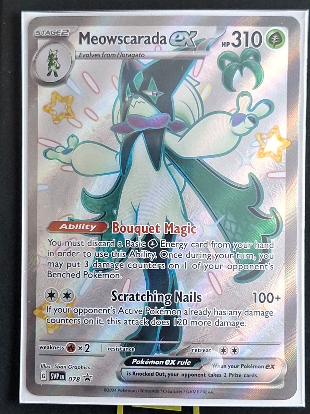 Pokémon Carte collezionabili: Meowscarada ex - Promo – Usato da Altstätten SG venduto da GGsGameshop