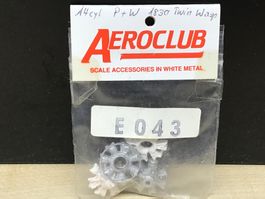 Aeroclub E043 1830 Twin Wasp (weiss) neuwertig1:72