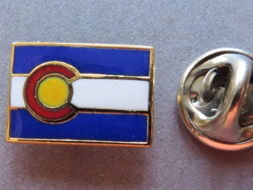 Placchette & Badge: PIN, LÄNDER FLAGGE COLORADO STATE FLAG – Usato da Neuhausen venduto da luckimucki
