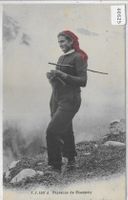Paysanne de Champery - coloriert
