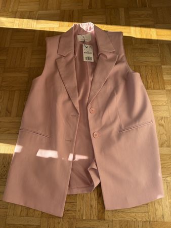 Gilet vieux rose STRADIVARIUS