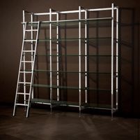 Eichholtz Delano Bibliothèque Inox & Verre ⭐