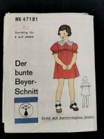 Antikes Schnittmuster Mädchenkleid