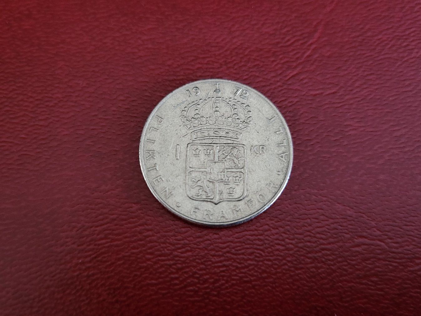 Tutti le monete: Schweden 1 Krone Gustaf VI Adolf 1972 – Usato da Schindellegi venduto da Peter8834 1