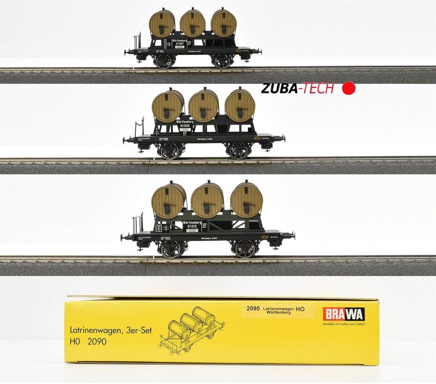 Jouef, Lima H0 - Transport De Fret - Wagons De Fret Français Verts Et Marrons Sncf