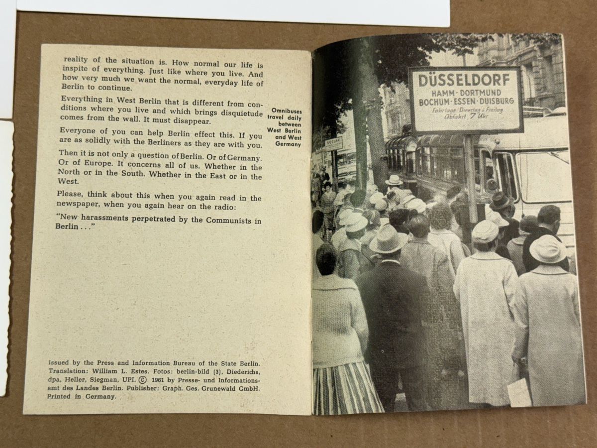 Cartoline postali: Historische Berlin Postkarten - Sammlung mit Mauer – Usato da Zürich venduto da daki81 7