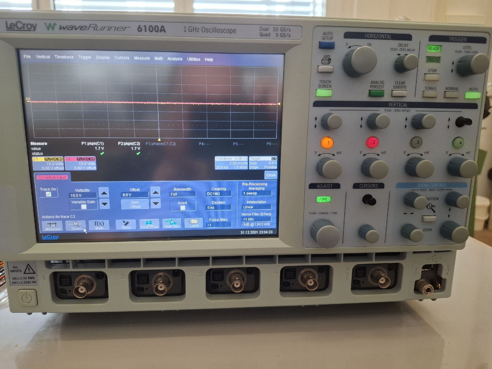 Misurare: Oscilloscope LeCroy WaweRunner 6100a + MS32 – Usato da Orbe venduto da Civodule