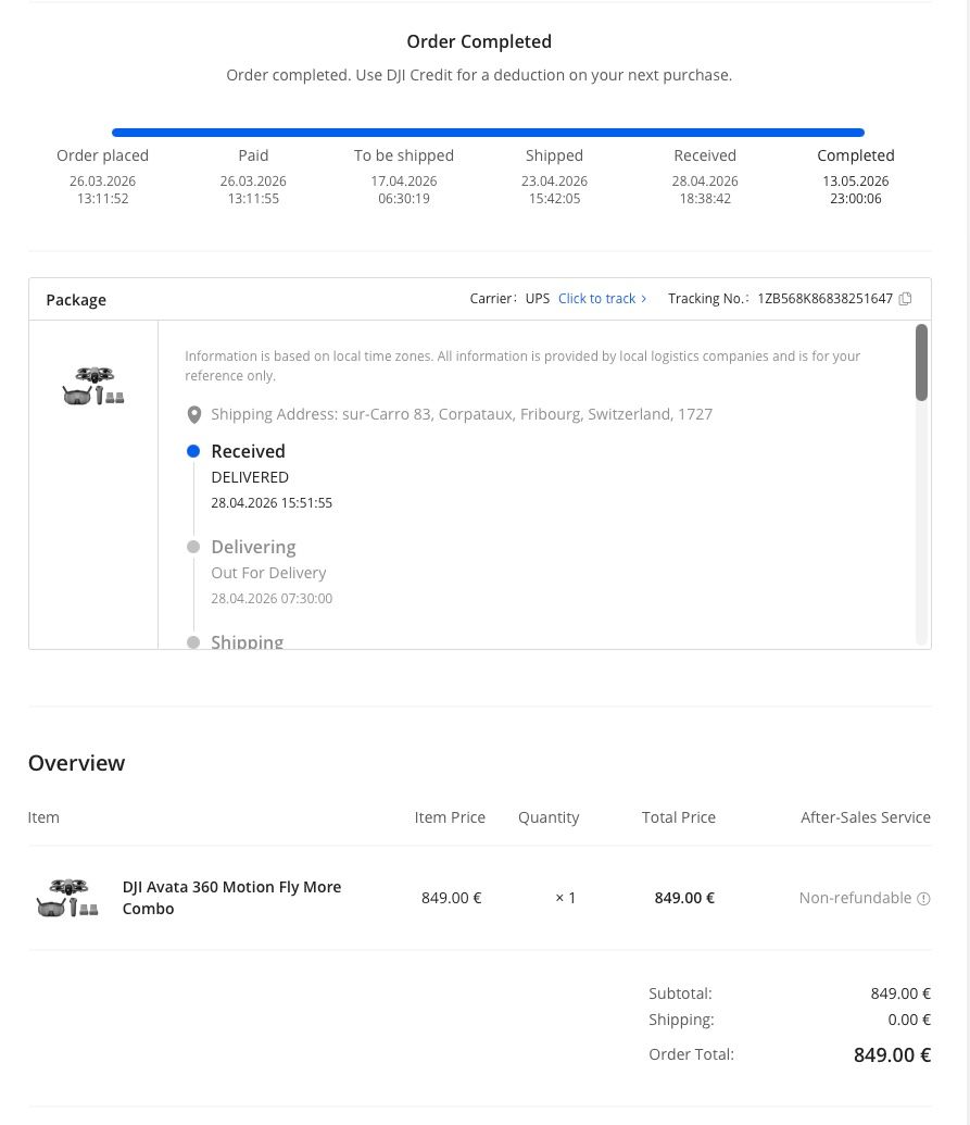 DJI RC Modellbau: DJI Avata 360 Motion Fly More Combo – Neu (gemäss Beschreibung) aus Corpataux von paco4700 2