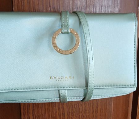 Bvlgari Parfums Kosmetiktasche hellgrün Polyester neu