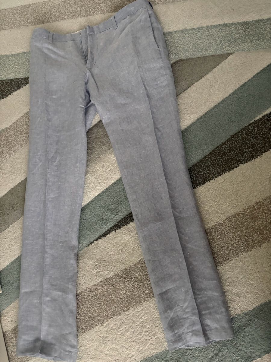 Comptoir des Cotonniers Pantaloni: 100% Linen Hose Comptoir Grösse 42 Blau – Nuovo (secondo la descrizione) da Zürich venduto da agn_zw5s 2