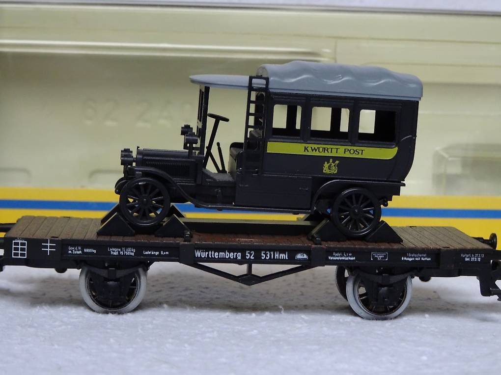 Modellini di ferrovie: Sonderwagen Set Deutsche Post – Usato da Riken AG venduto da Heizer56 3