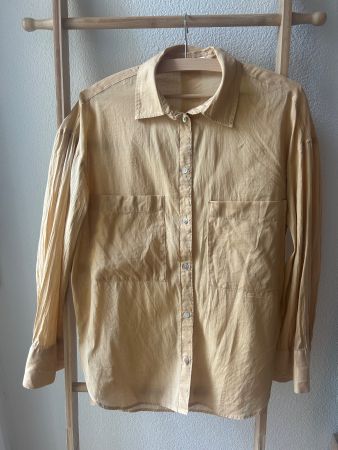 Damen Bluse Mango senfgelb Grösse S