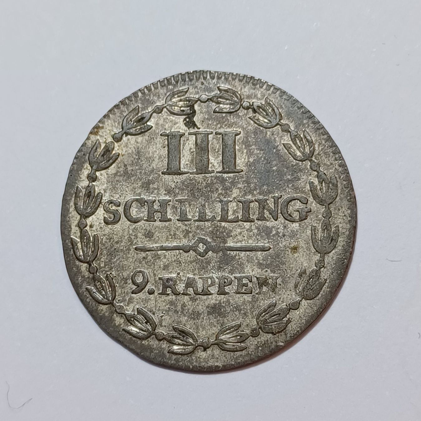 Alle Münzen: 3 Schillinge 1814 Glarus – Gebraucht aus Pfäffikon ZH von Schweizer_Muenzen 1