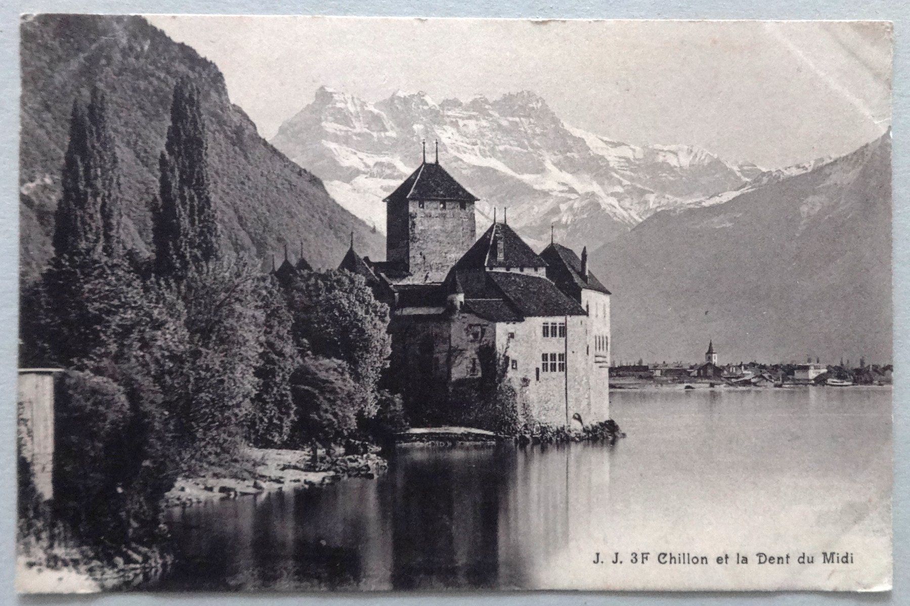 Cartoline postali: Chillon et la Dent du Midi – Difettoso da Fétigny venduto da Billy2miny