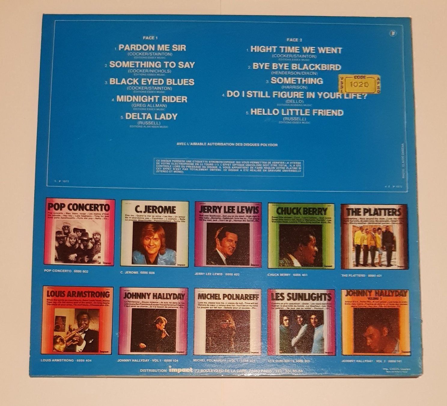 Dischi in vinile: Joe Cocker - von 1972 – Usato da Zürich venduto da Avd 2