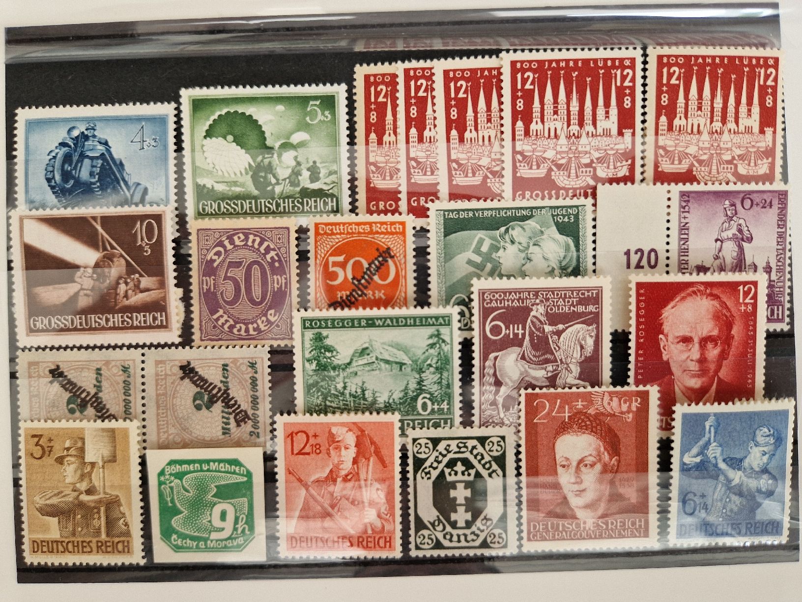 Tous les timbres: Deutsches Reich Briefmarken POSTFRISCH – Neuf (Voir description) à St. Gallen par Enrico_SG
