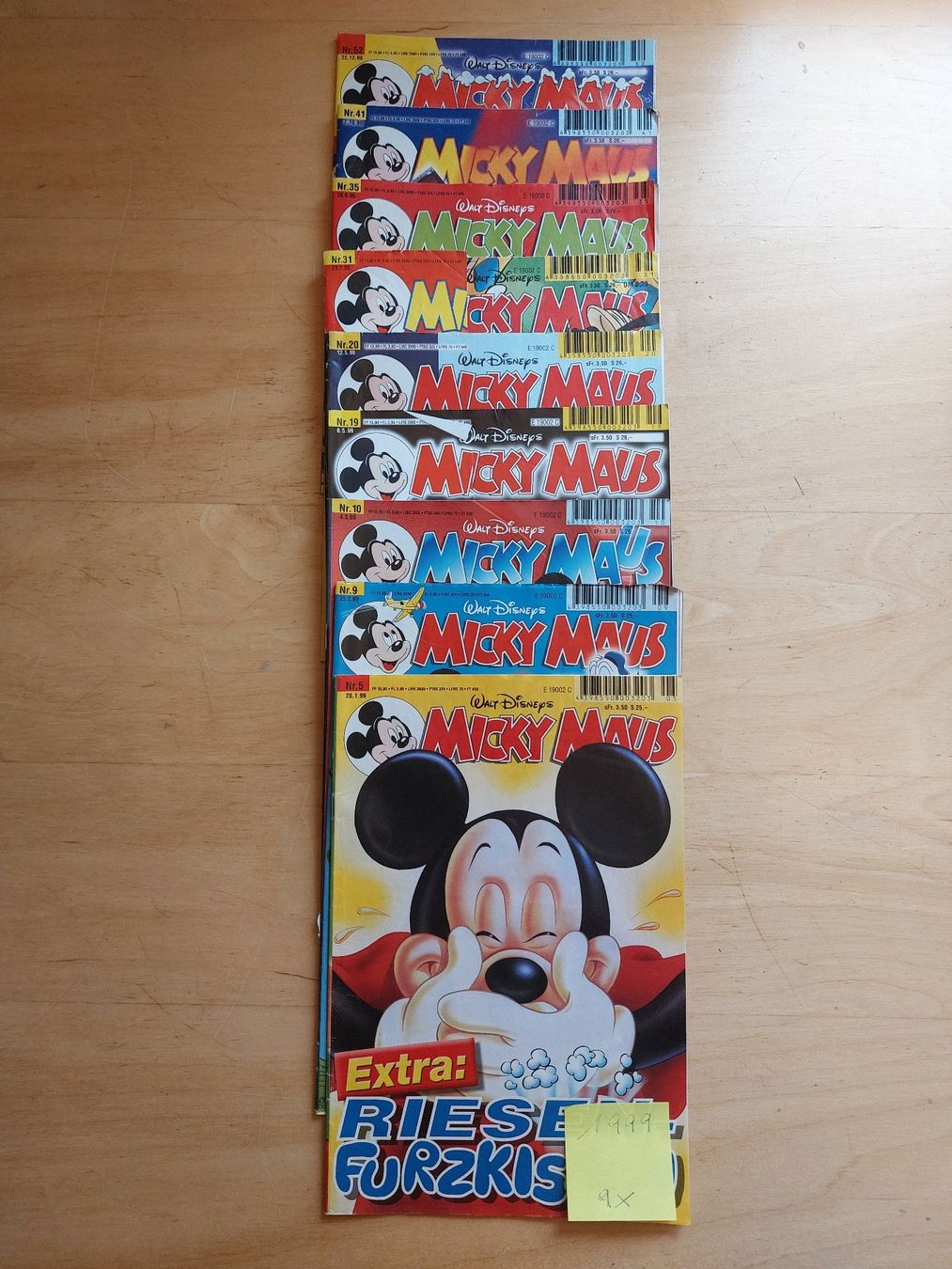 Comics: 21 MICKY MAUS - 1999 / 2000 / 2001 – Gebraucht aus Gipf - Oberfrick von Esnoopy 1