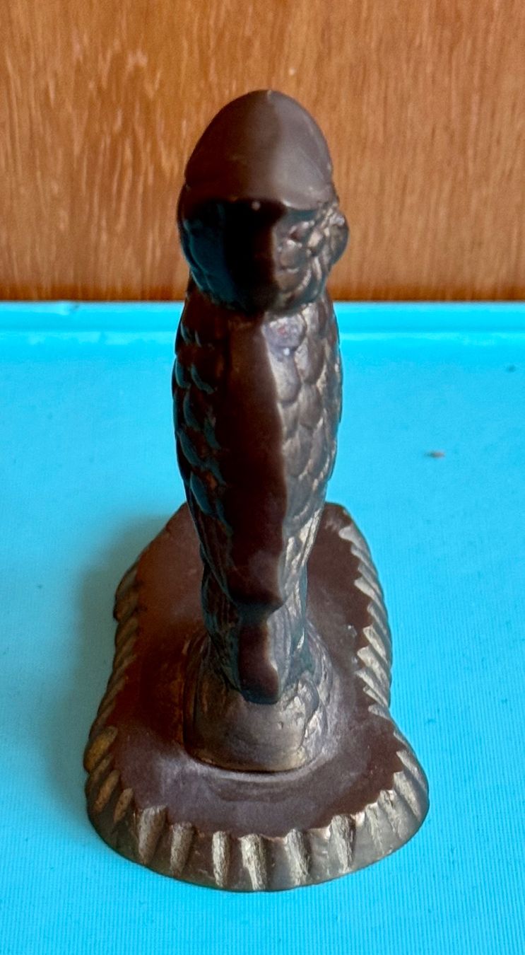 Statuette: Eulenpaar aus Messing alt – Usato da Grabs venduto da Barbstucky 1