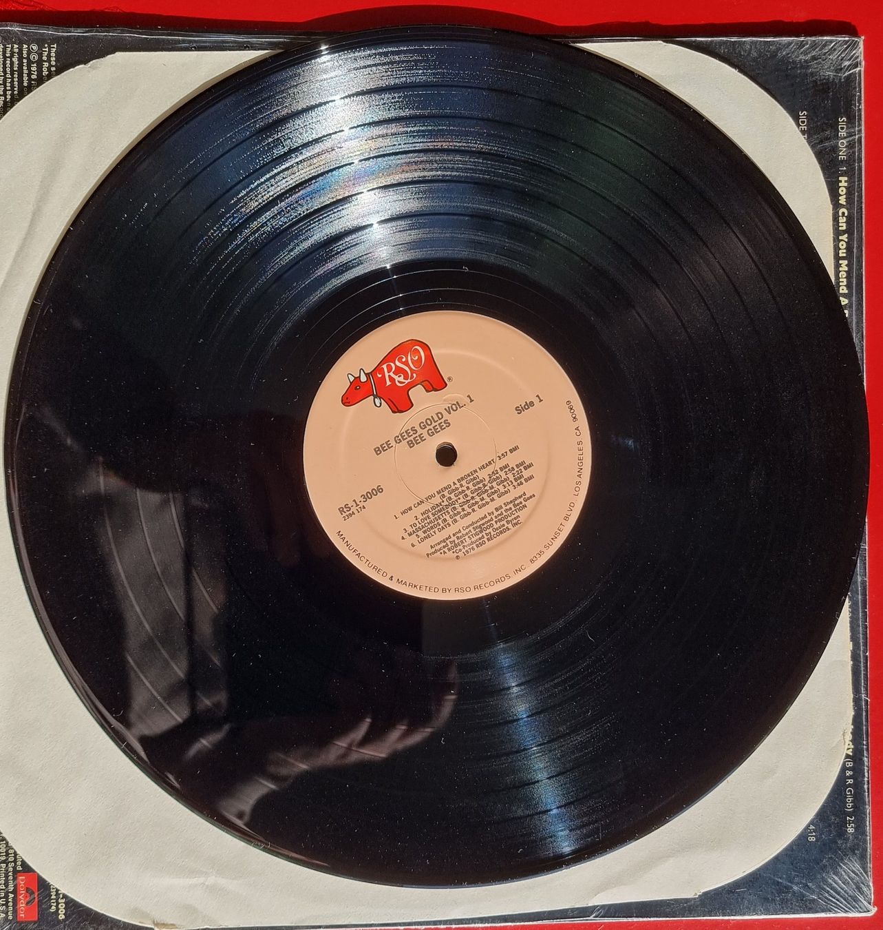 Dischi in vinile: LP BEE GEES GOLD VOLUME ONE POLYDOR 1976 – Usato da Düdingen venduto da Quartierstrasse 4