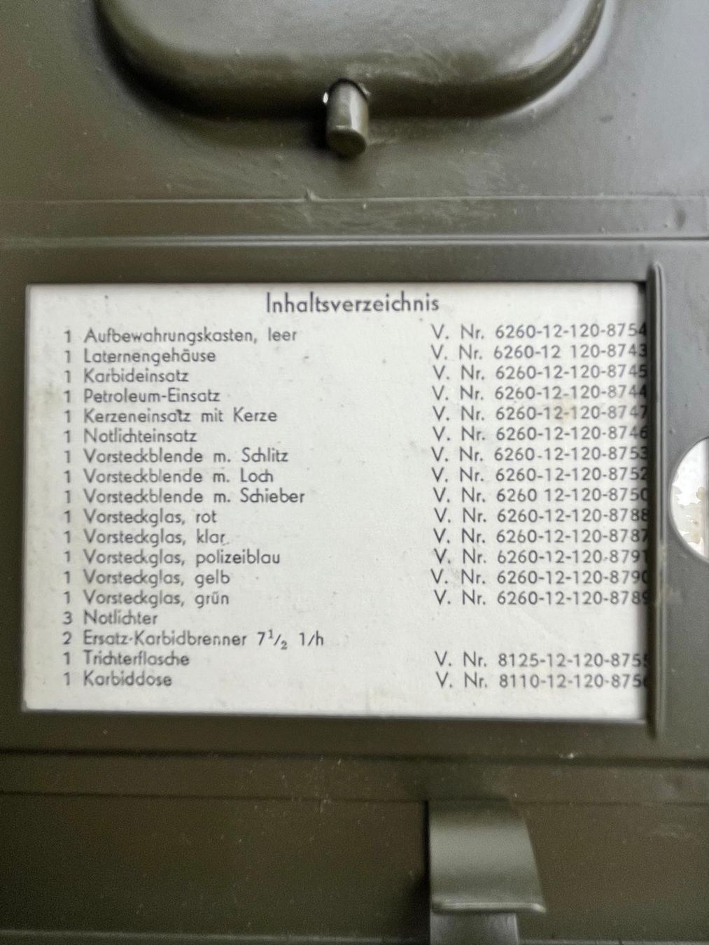 Sonstige Dekorationen & Accessoires: Armee Einheitslaterne – Gebraucht aus Roggwil BE von KarotteV 3