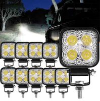 10x 12W LED Arbeitsscheinwerfer Offroad Scheinwerfer 12V 24V