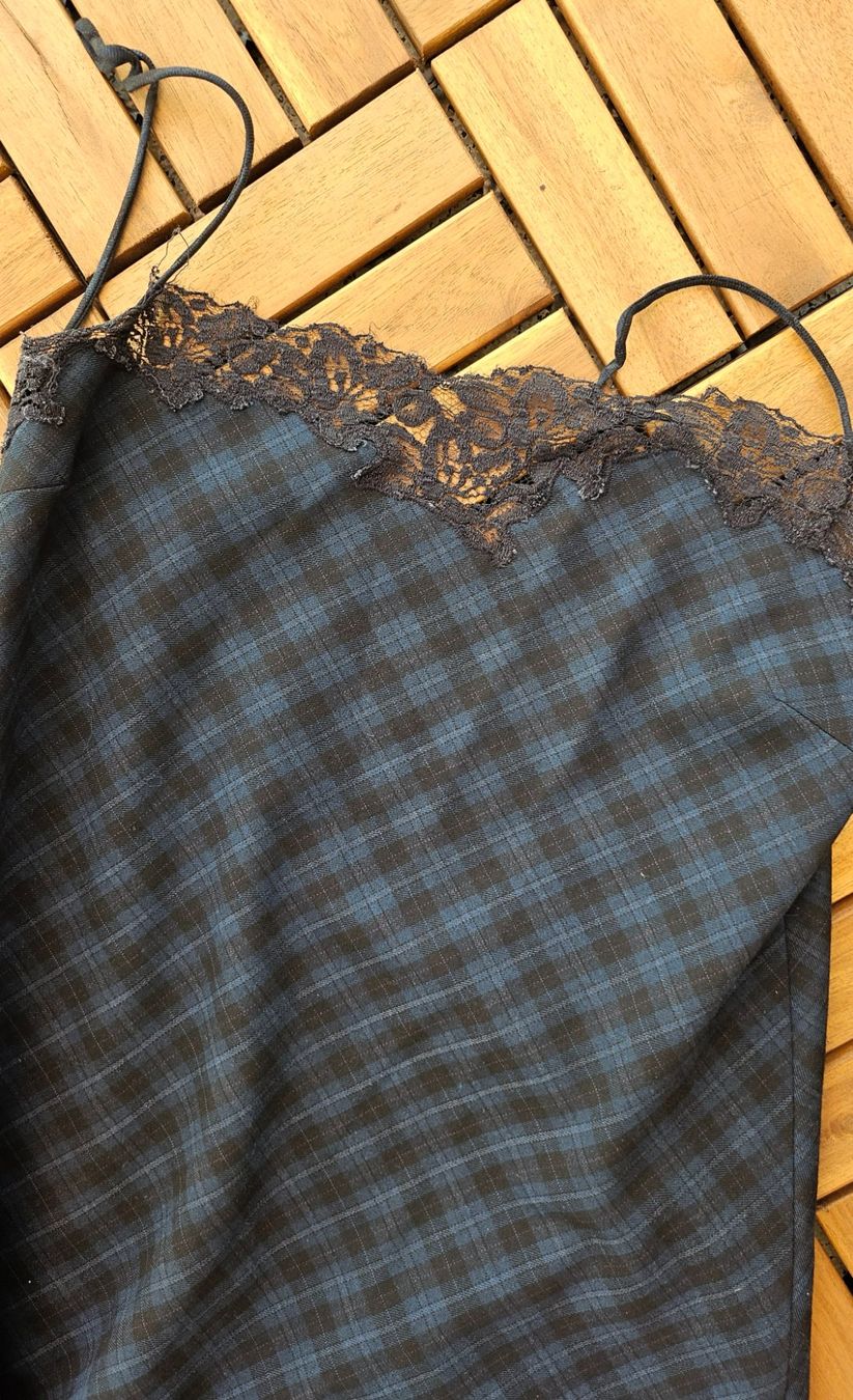 Zara Kleider: Karo-Kleid mit Spitze, Gr. 36 von zara – Gebraucht aus Bülach von ane_yn2b 1