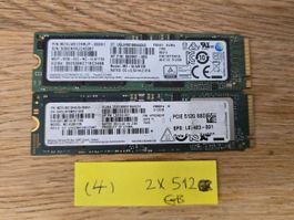 2x SSD NVMe M.2 512 GB  PCIe – Funktionsfähig. (4)