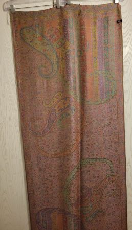Schöner Schal mit Paisleymuster Herbstfarben Vintage