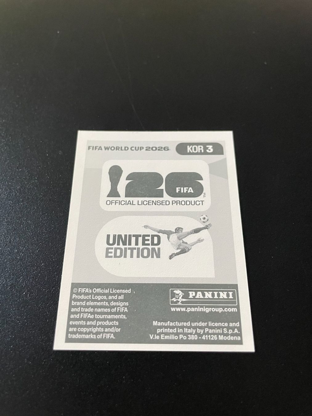 Panini Carte collezionabili: FIFA WM 2026 Sticker KOR 3 – Usato da Fahrwangen venduto da Venez 1
