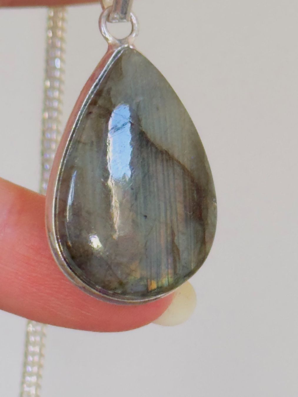 Catenine: Labradorite necklace – Nuovo e nell'imballaggio originale da Genève venduto da AGBERG 6