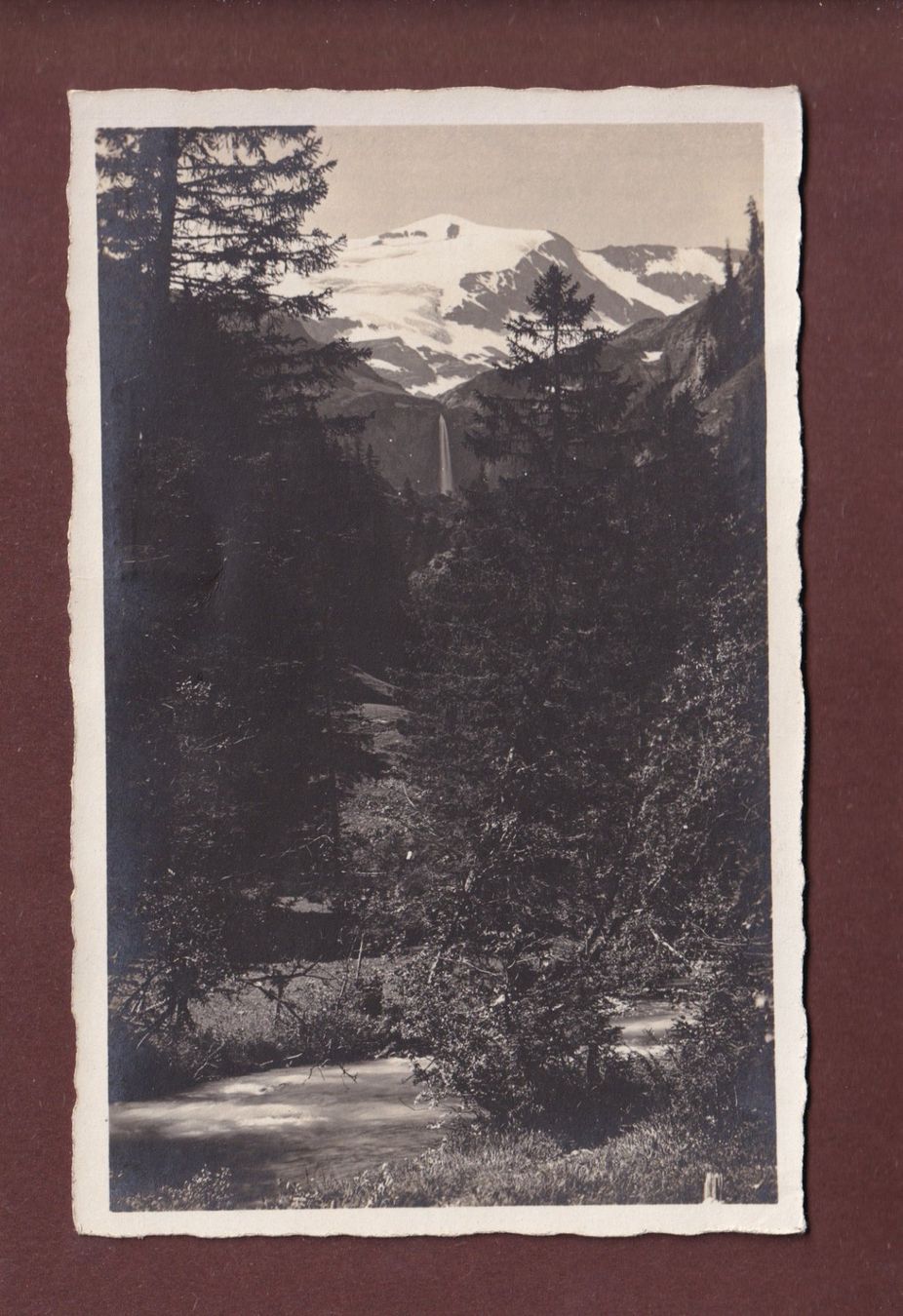 Ansichtskarten: GSTAAD - Geltengletscher - 1924 – Gebraucht aus Pully von nicecards-shop