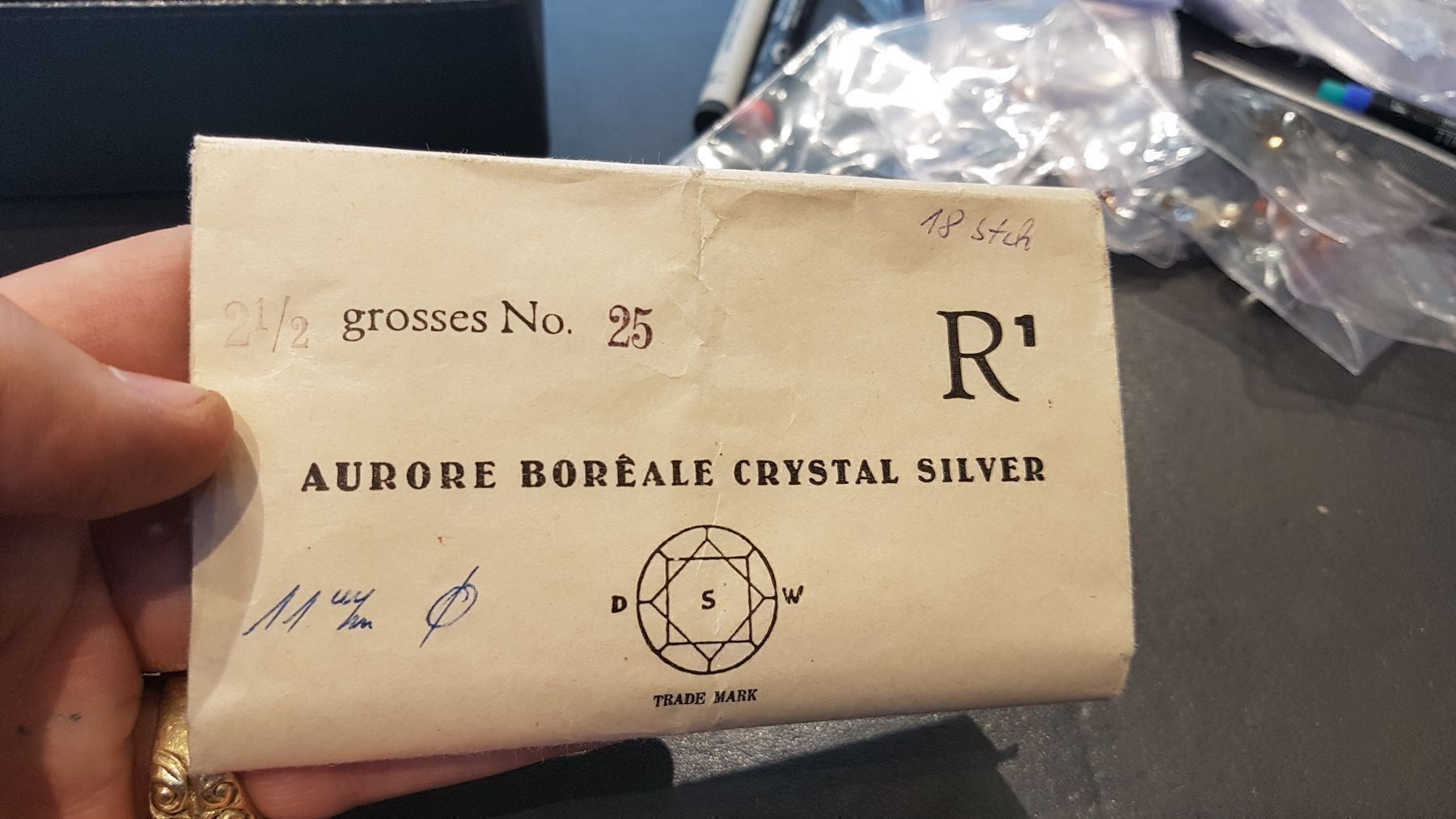 Swarovski Barattoli: Antike Original Swarovski Steinbriefe !! – Usato da Unterägeri venduto da Altgoldschmuck 8